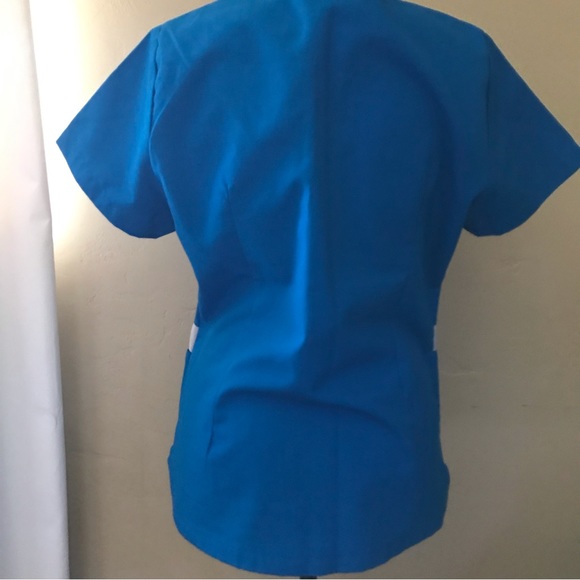 💙 VINTAGE REINA SCRUB sailor style top - Picture 5 of 14